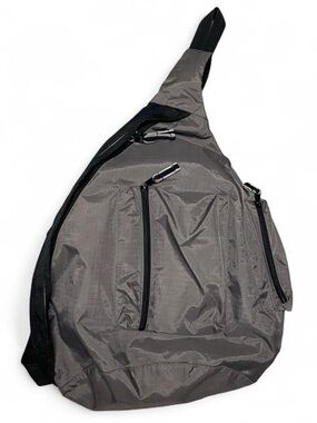 Y2K gap grey and black cross body shoulder bag